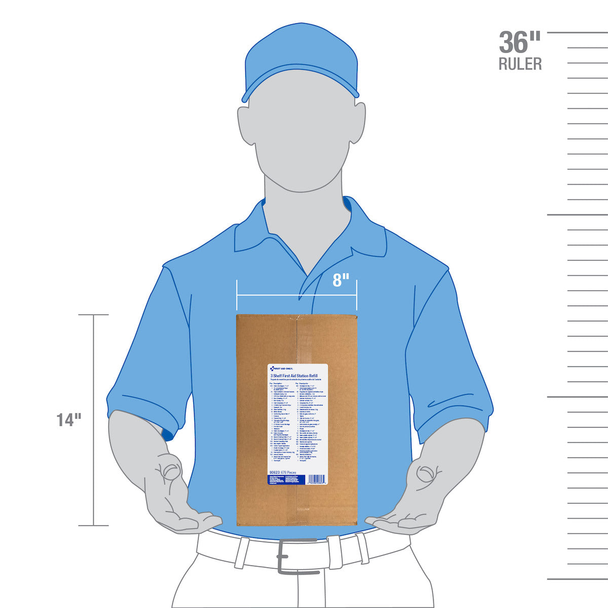 First Aid Only 100 Person ANSI B 3 Shelf Refill Kit 2021 Complaint