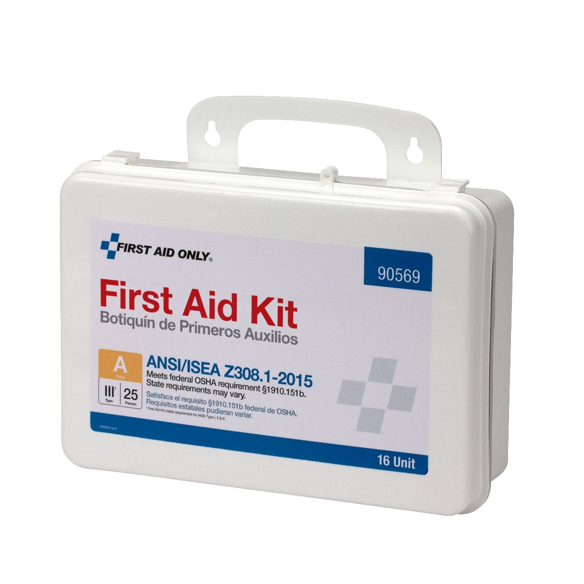 First Aid Only 16 Unit 25 Person ANSI A Kit 2015 Compliant