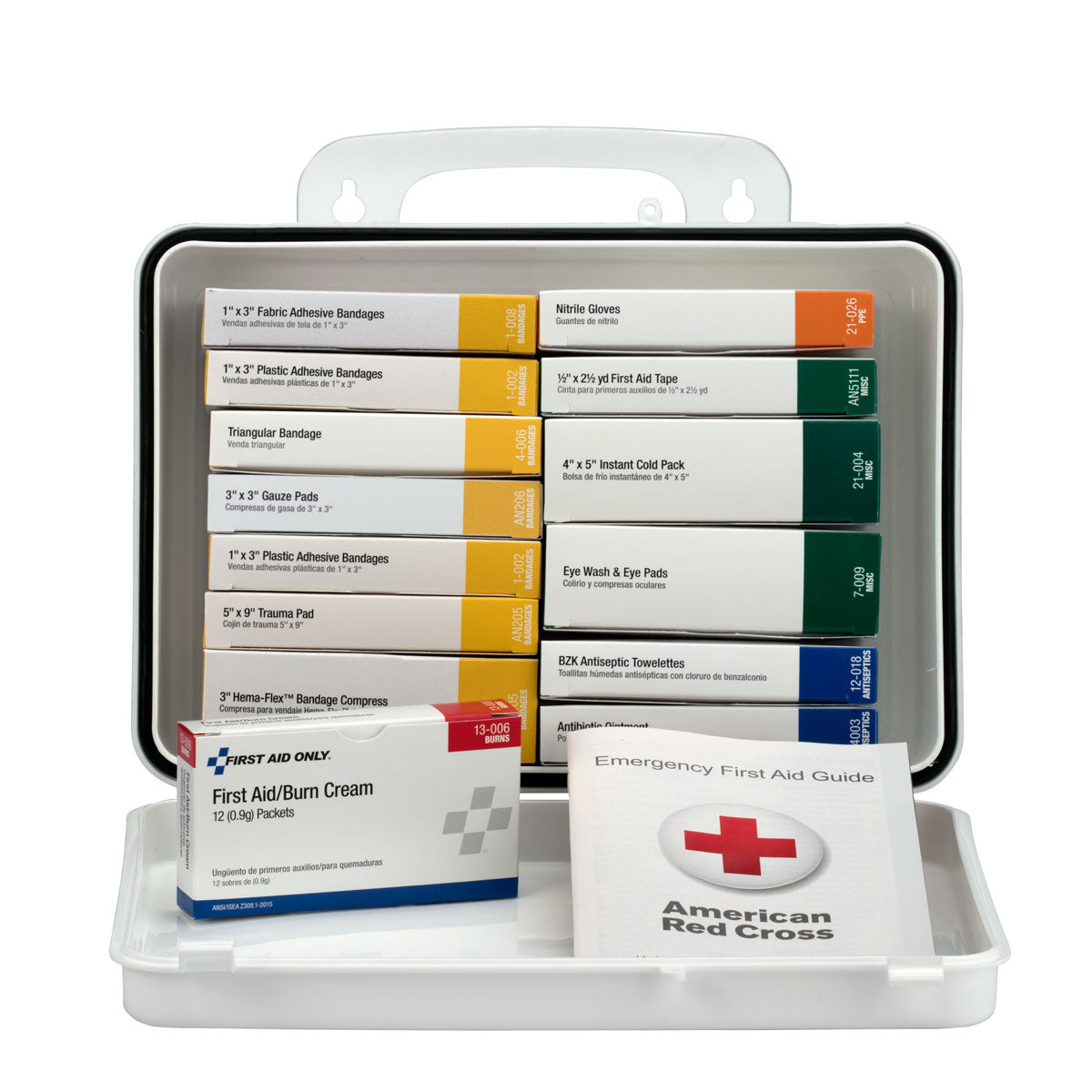 First Aid Only 16 Unit Kit Plastic Case OSHA Compliant