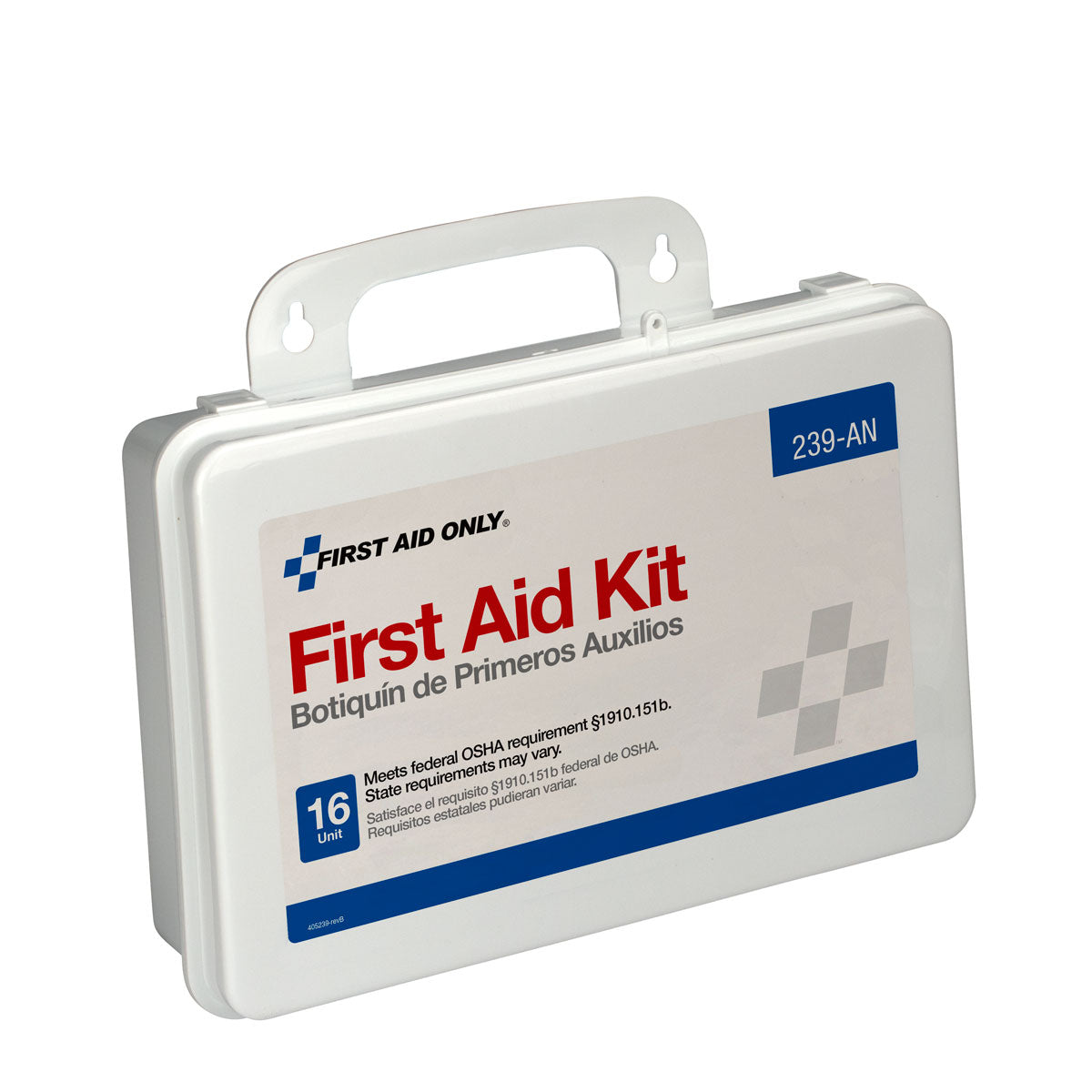 First Aid Only 16 Unit Kit Plastic Case OSHA Compliant