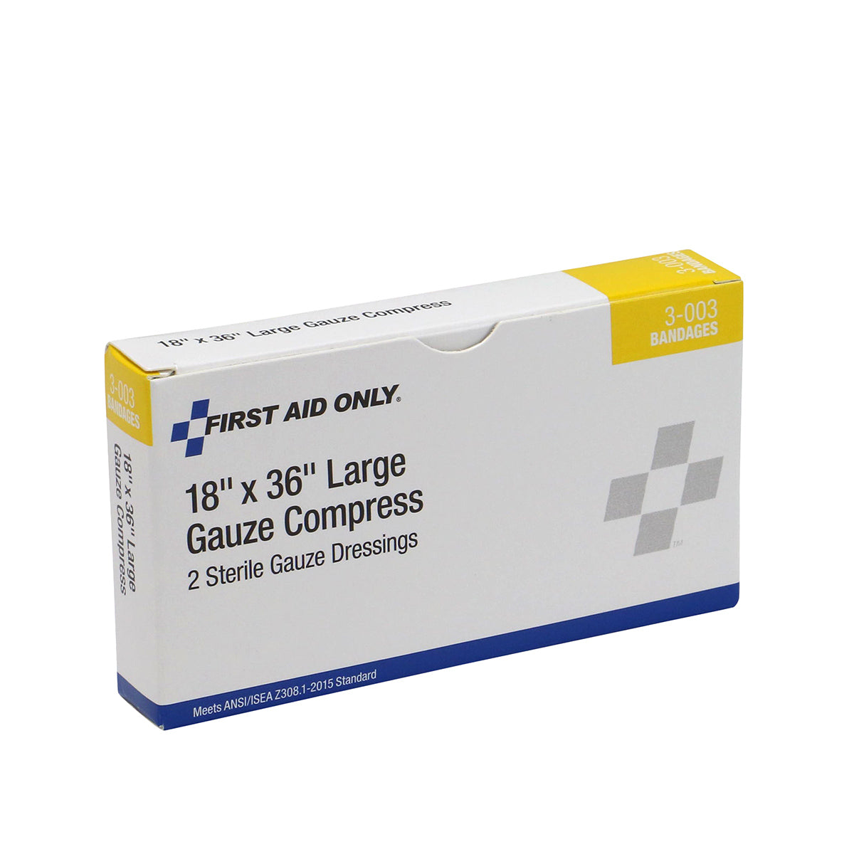 First Aid Only 18’’x36’’ Gauze Compress 2 Per Box