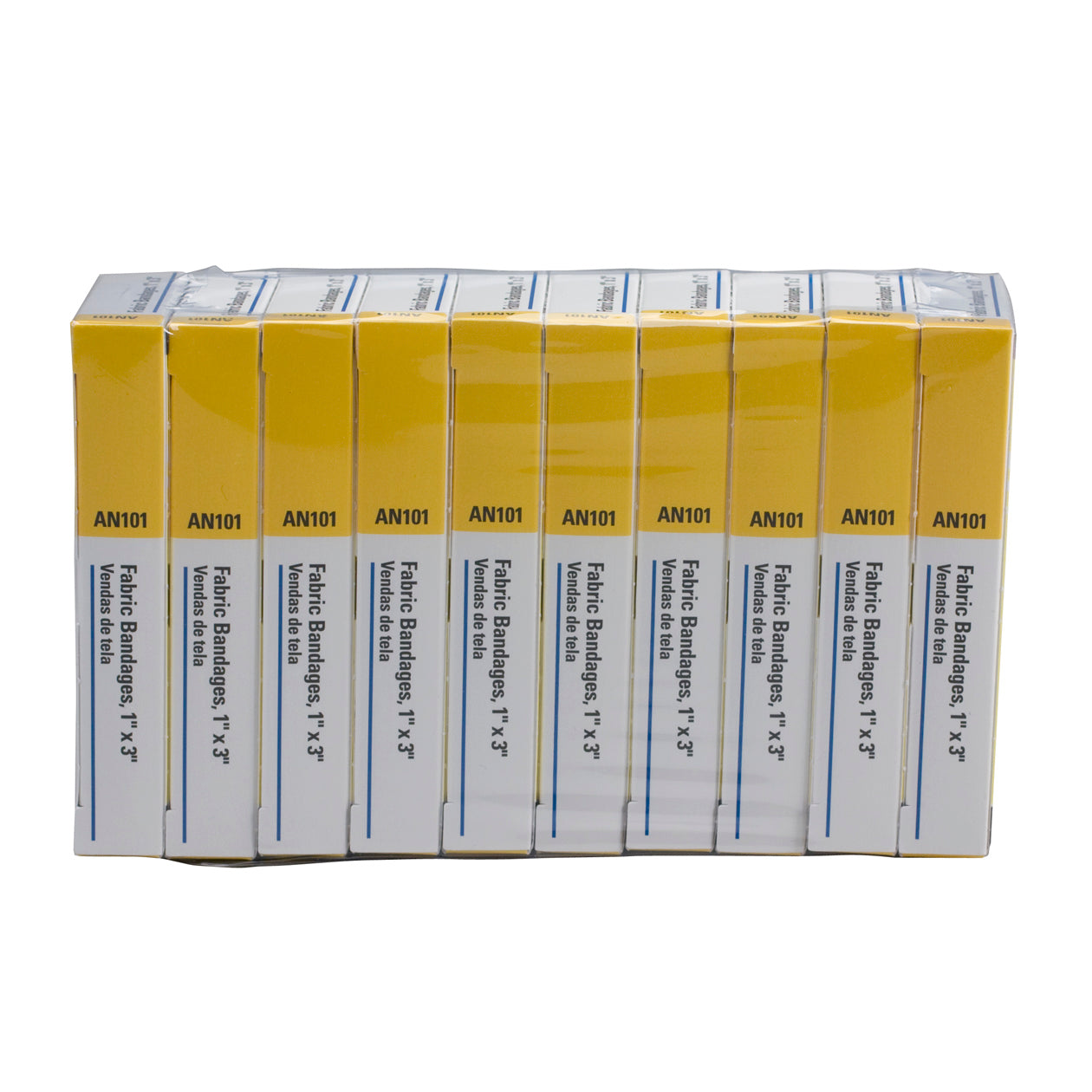 First Aid Only 1’’x3’’ Fabric Bandages 16 per Box (10 Count)