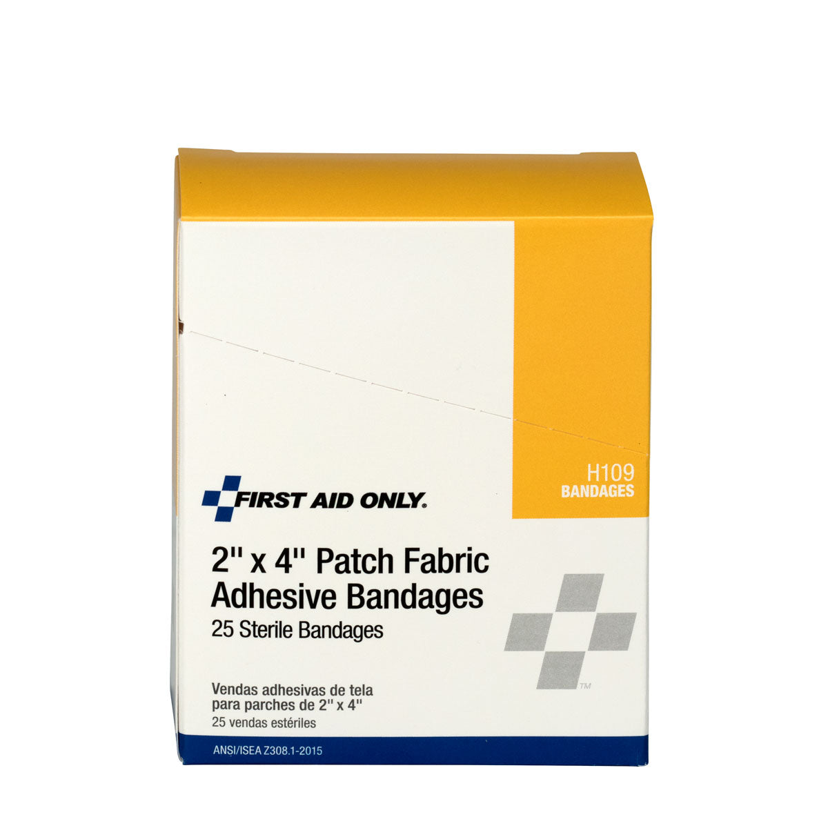 First Aid Only 2’’ x 4’’ Fabric Adhesive Bandages 25 per Box