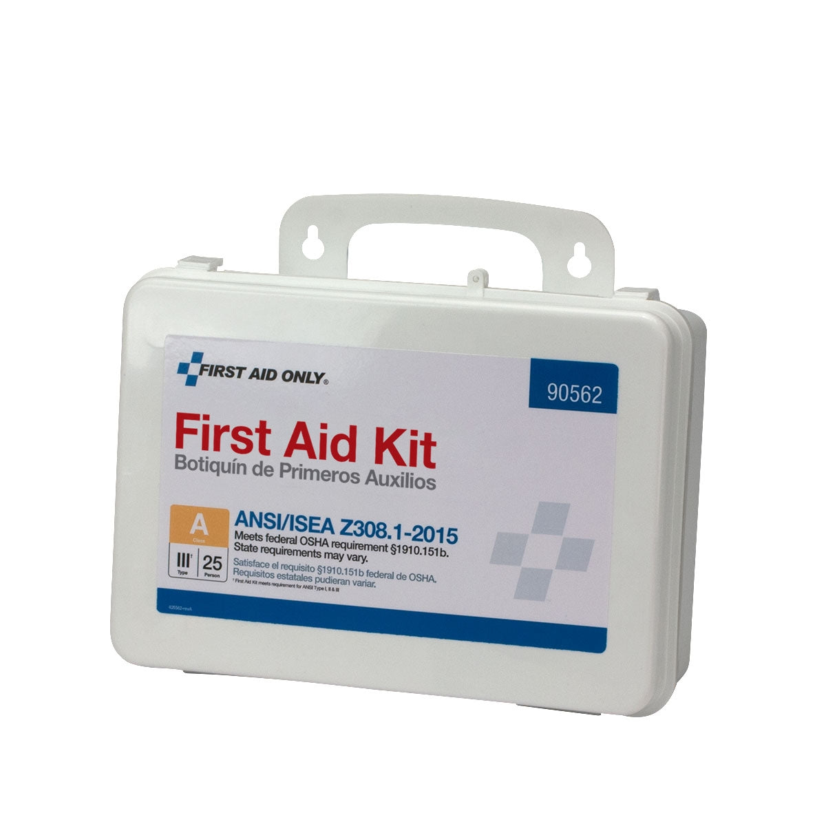 First Aid Only 25 Person Bulk Plastic ANSI A Kit 2015 Compliant
