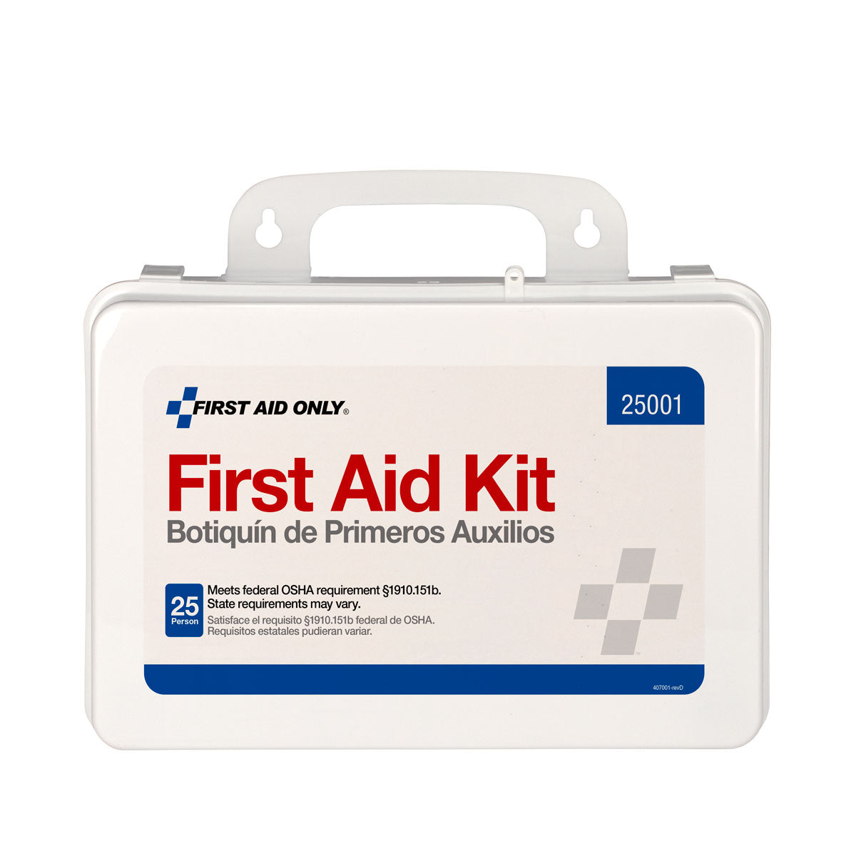 First Aid Only 25 Person Kit 112 Pieces OSHA Compliant