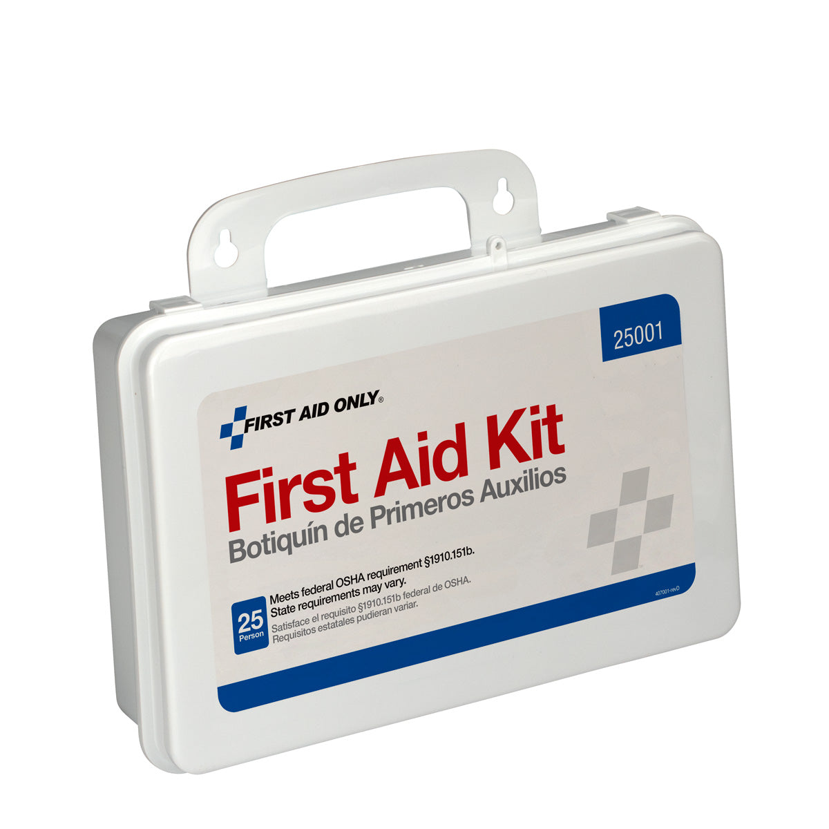 First Aid Only 25 Person Kit 112 Pieces OSHA Compliant