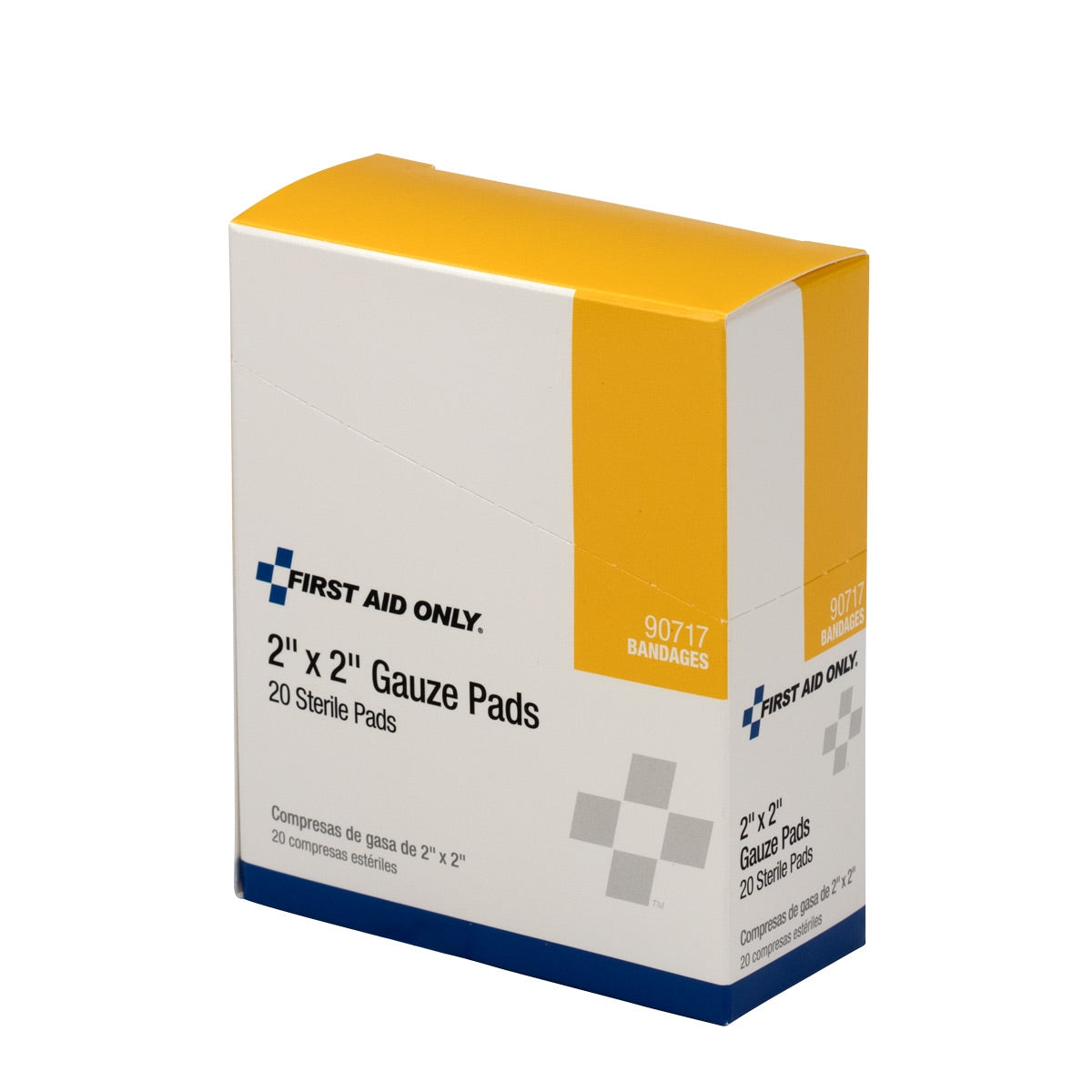 First Aid Only 2’’x2’’ Sterile Gauze Pads 20 Per Box