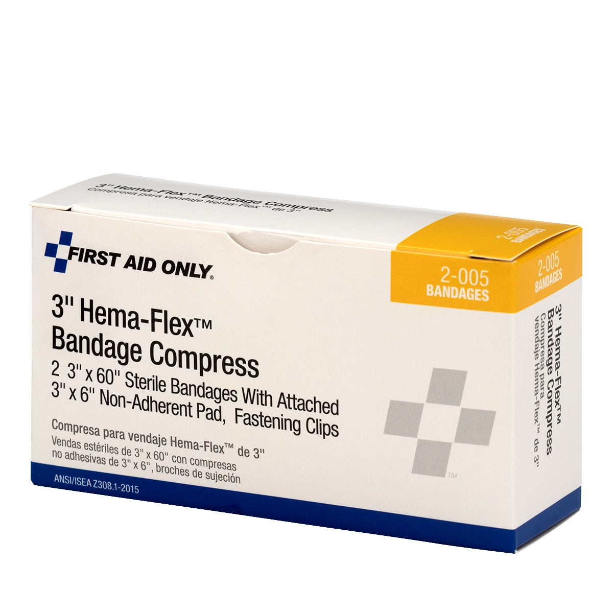 First Aid Only 3’’ Hema-Flex Bandage Compress 2 Per Box