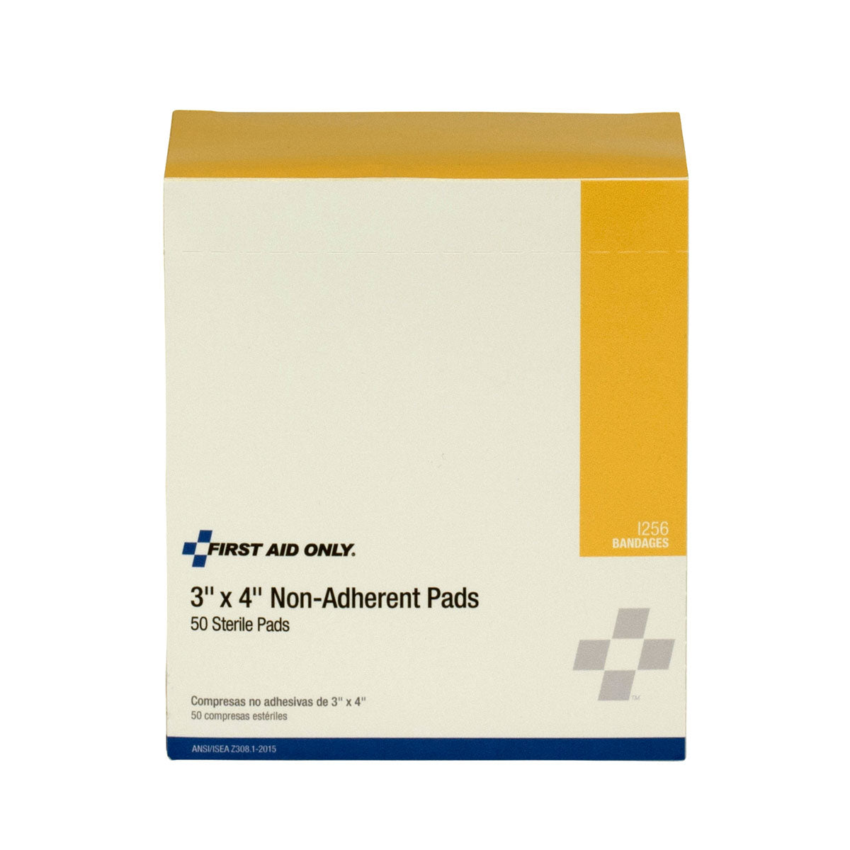 First Aid Only 3’’x4’’ Non-Adherent Pads 50 per Box