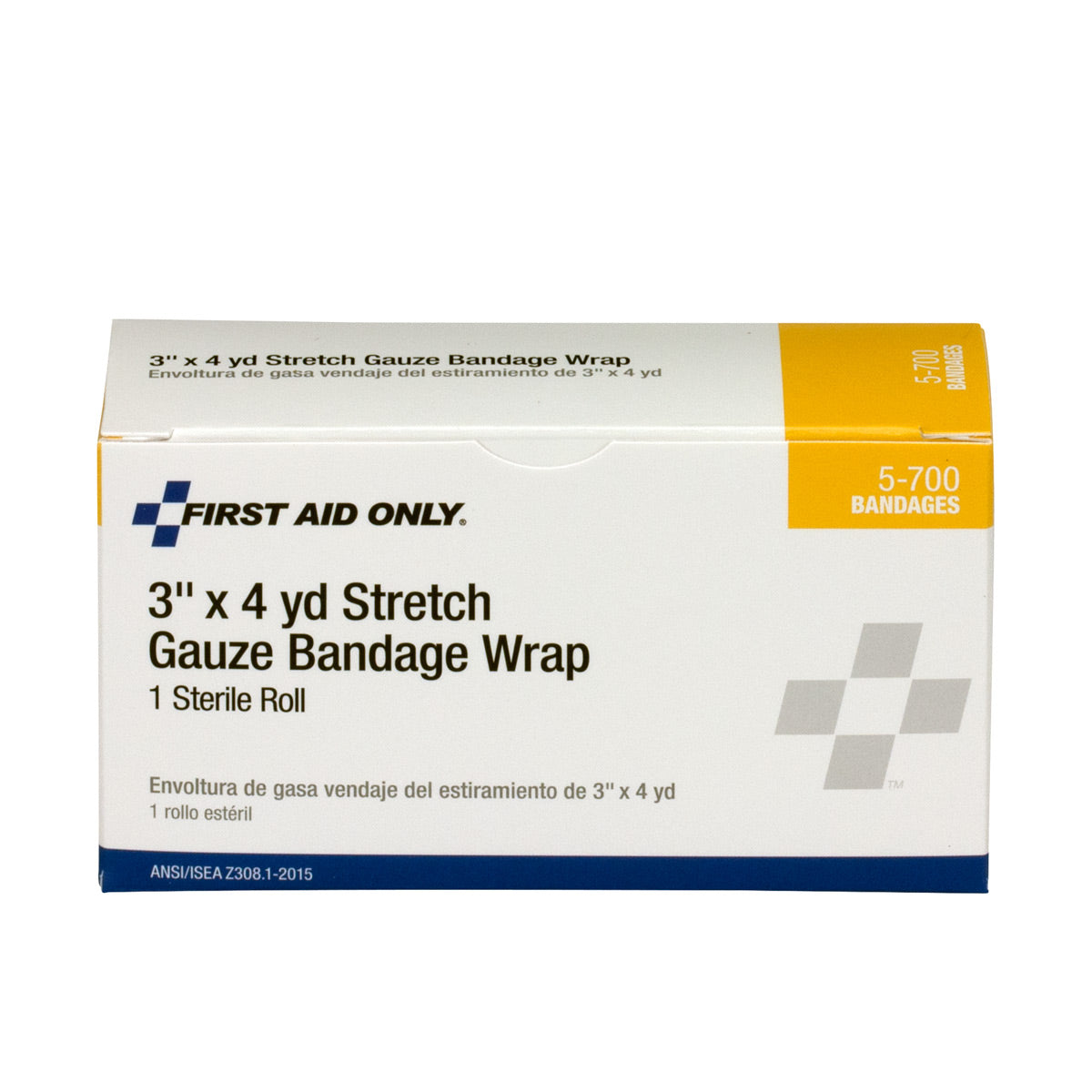First Aid Only 3’’x4 yd. Sterile Stretch Gauze 1 Per Box