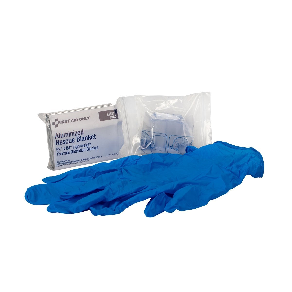 First Aid Only 4 Piece Triage Pack - CPR and Shock Kit