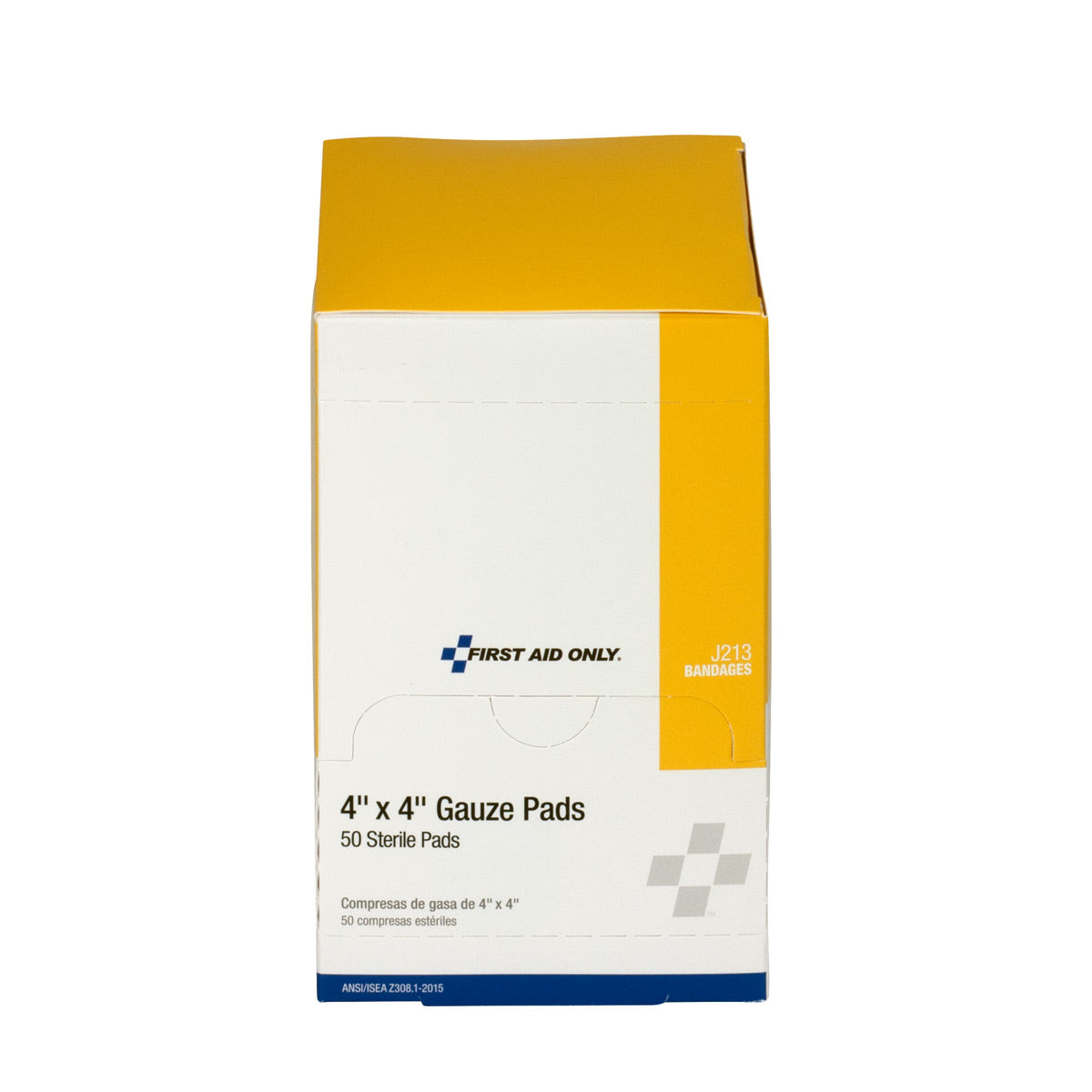First Aid Only 4’’x4’’ Sterile Gauze Pads 50 Per Box