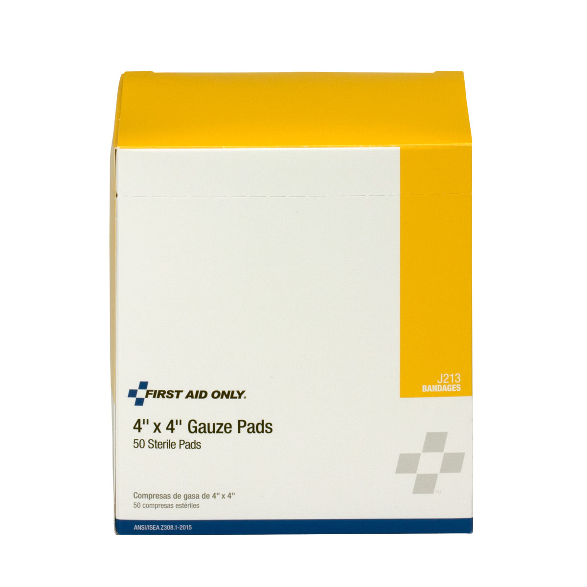 First Aid Only 4’’x4’’ Sterile Gauze Pads 50 Per Box