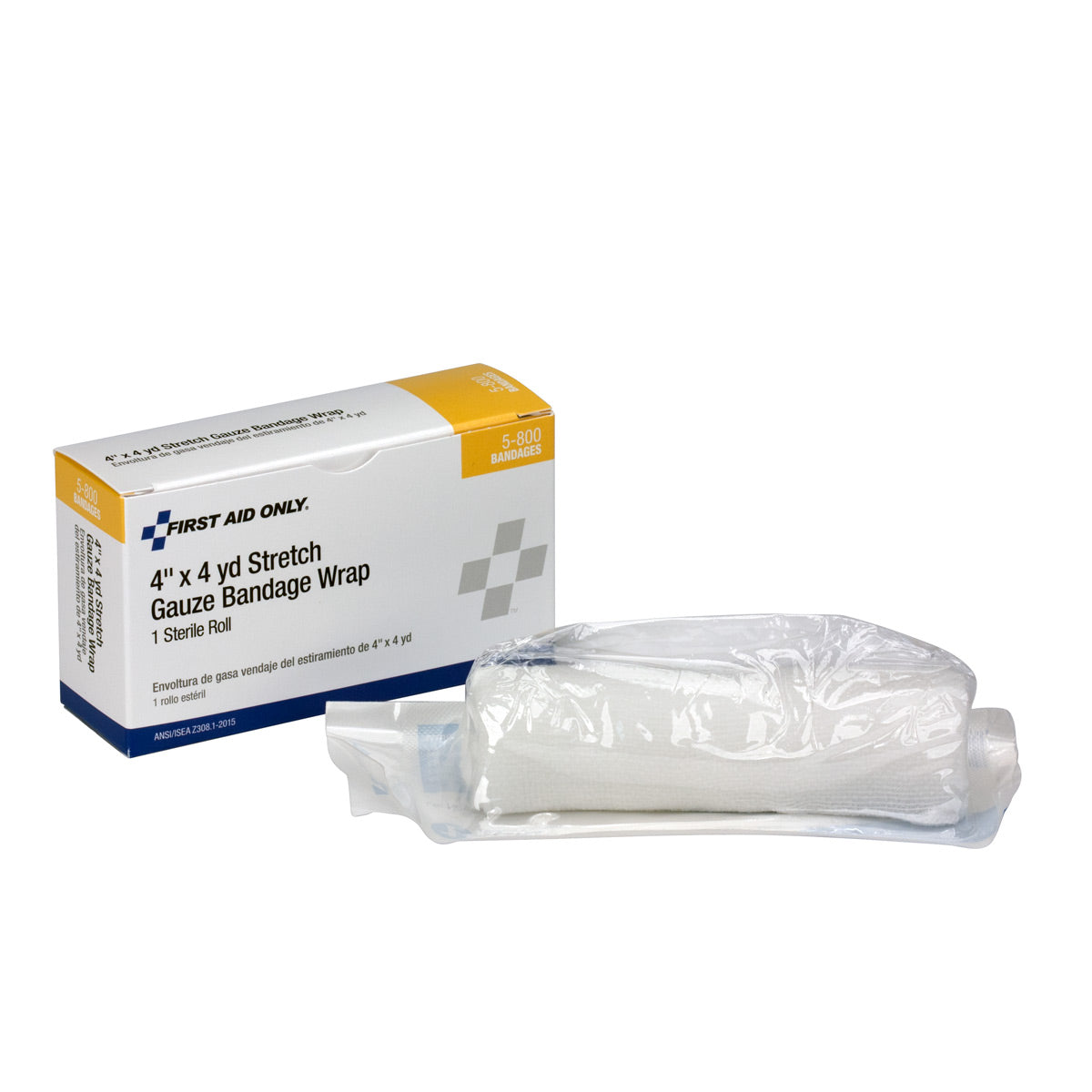 First Aid Only 4’’x4 yd. Sterile Stretch Gauze 1 Per Box