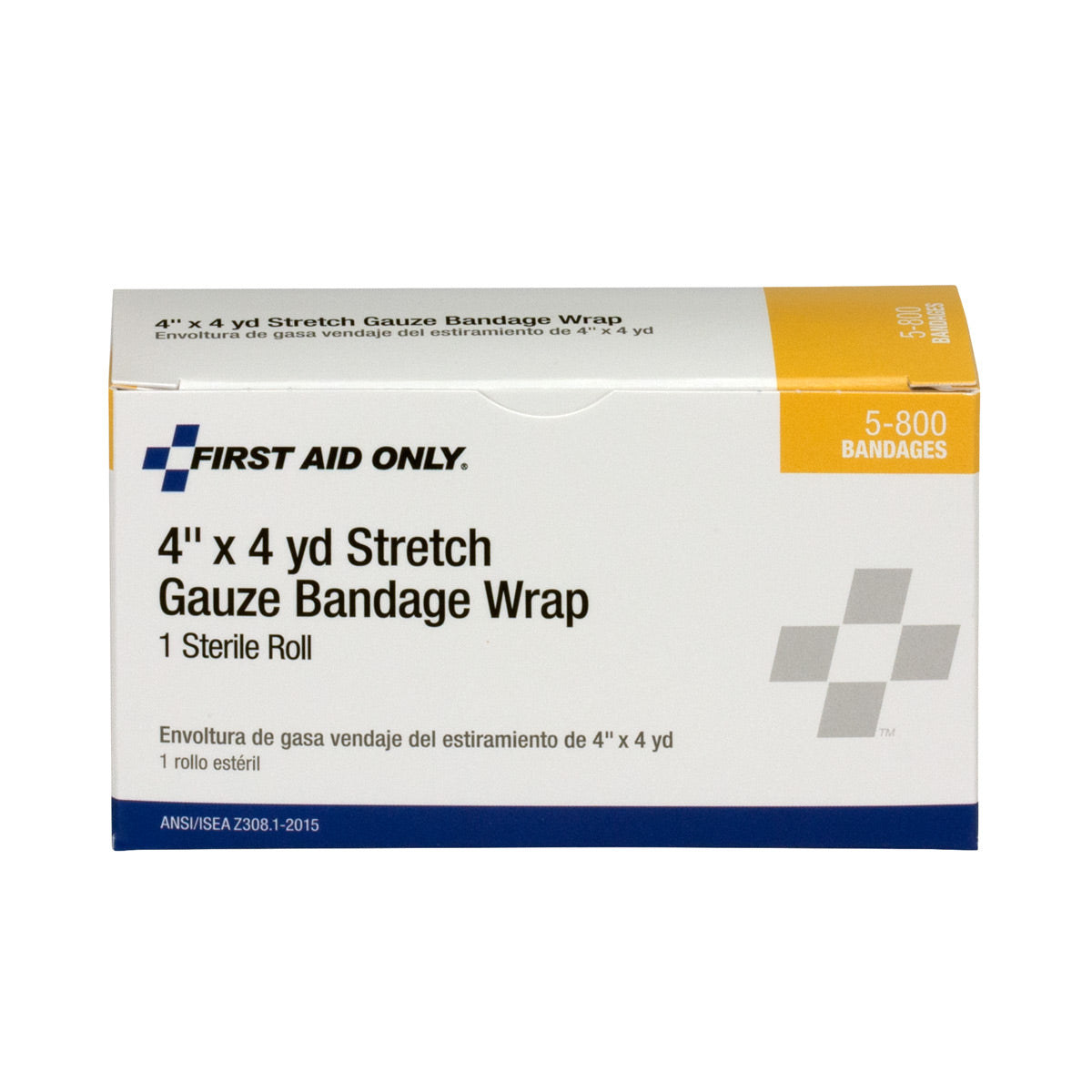 First Aid Only 4’’x4 yd. Sterile Stretch Gauze 1 Per Box