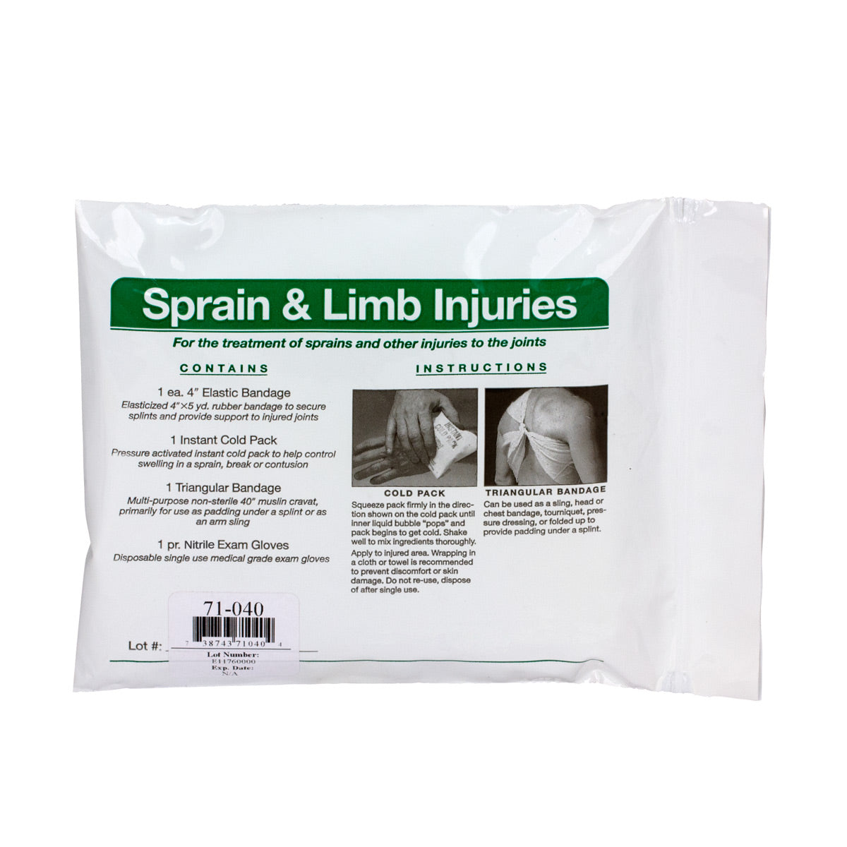 First Aid Only 5 Piece Triage Pack - Sprain Treatment