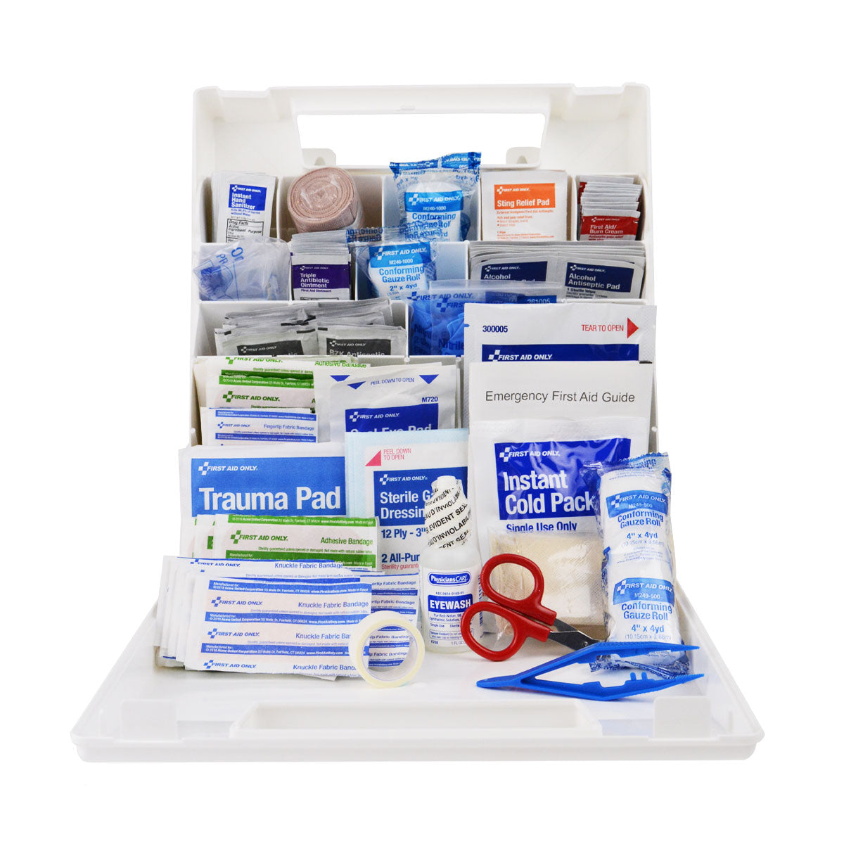 First Aid Only 50 Person ANSI A+ Bulk Kit Plastic 2015 Compliant