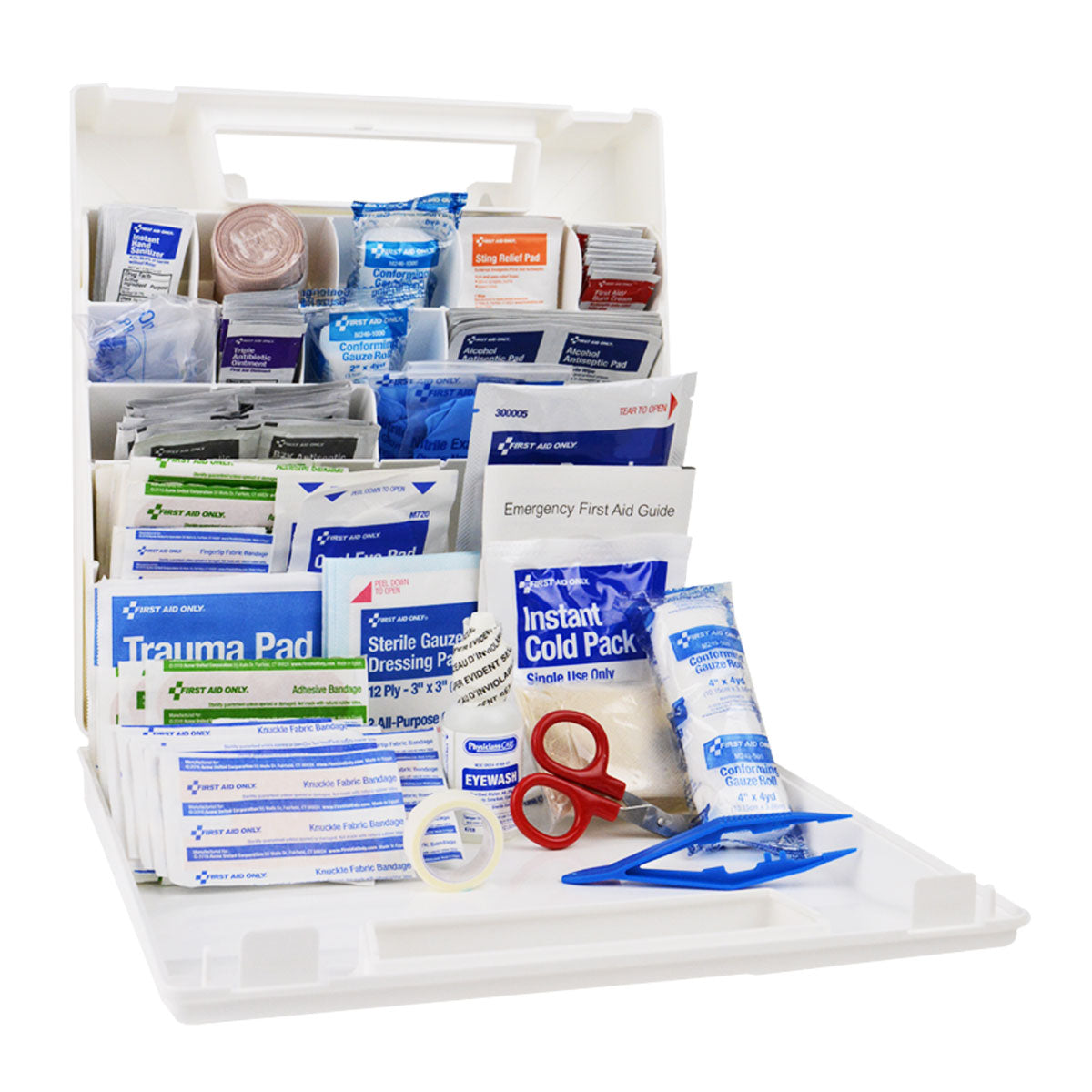 First Aid Only 50 Person ANSI A+ Bulk Kit Plastic 2015 Compliant