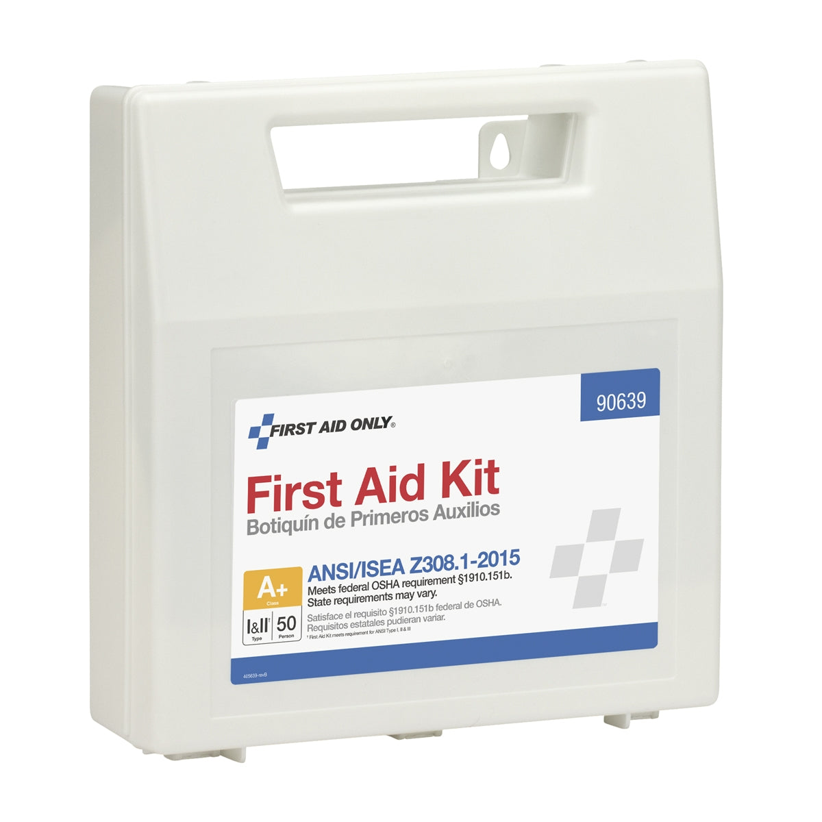 First Aid Only 50 Person ANSI A+ Bulk Kit Plastic 2015 Compliant