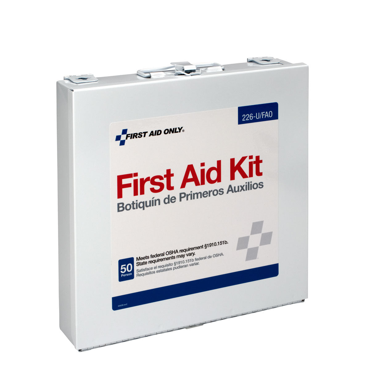 First Aid Only 50 Person Kit Metal Case