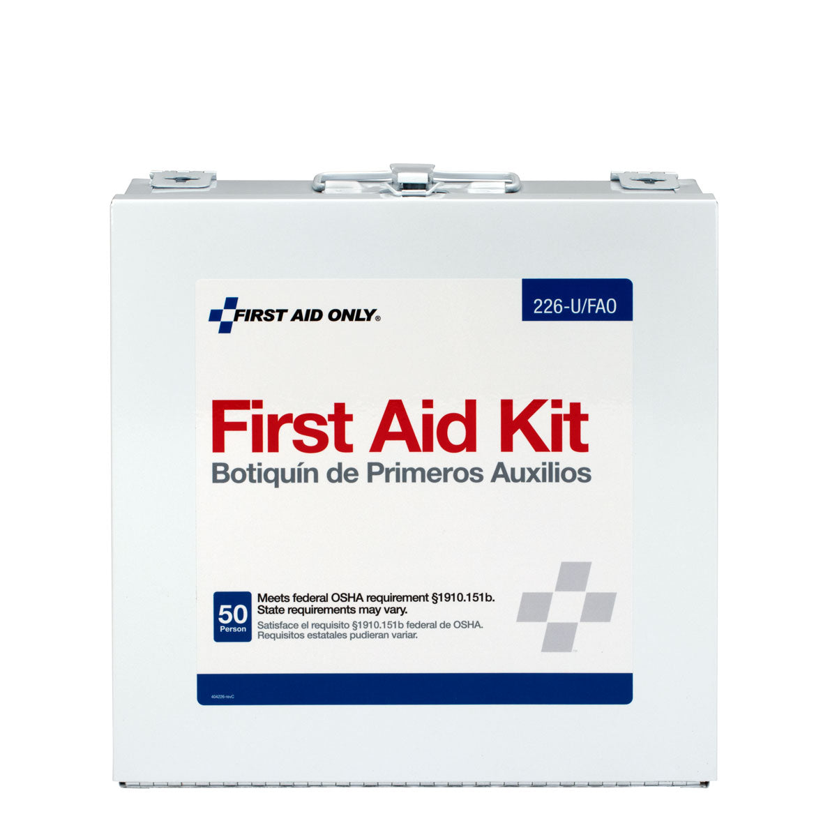 First Aid Only 50 Person Kit Metal Case