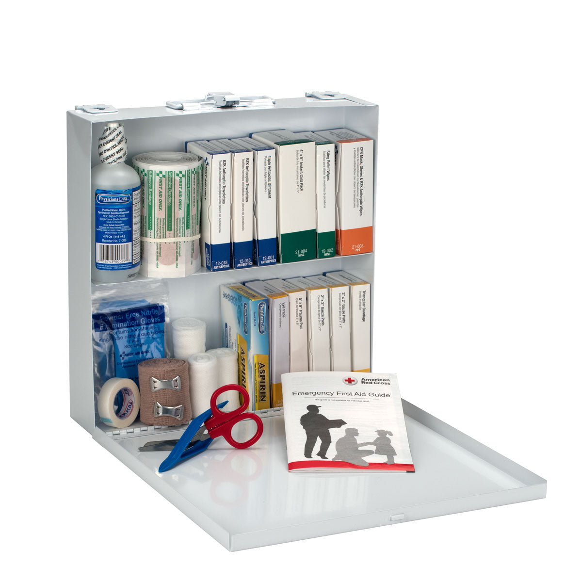 First Aid Only 50 Person Kit Metal Case