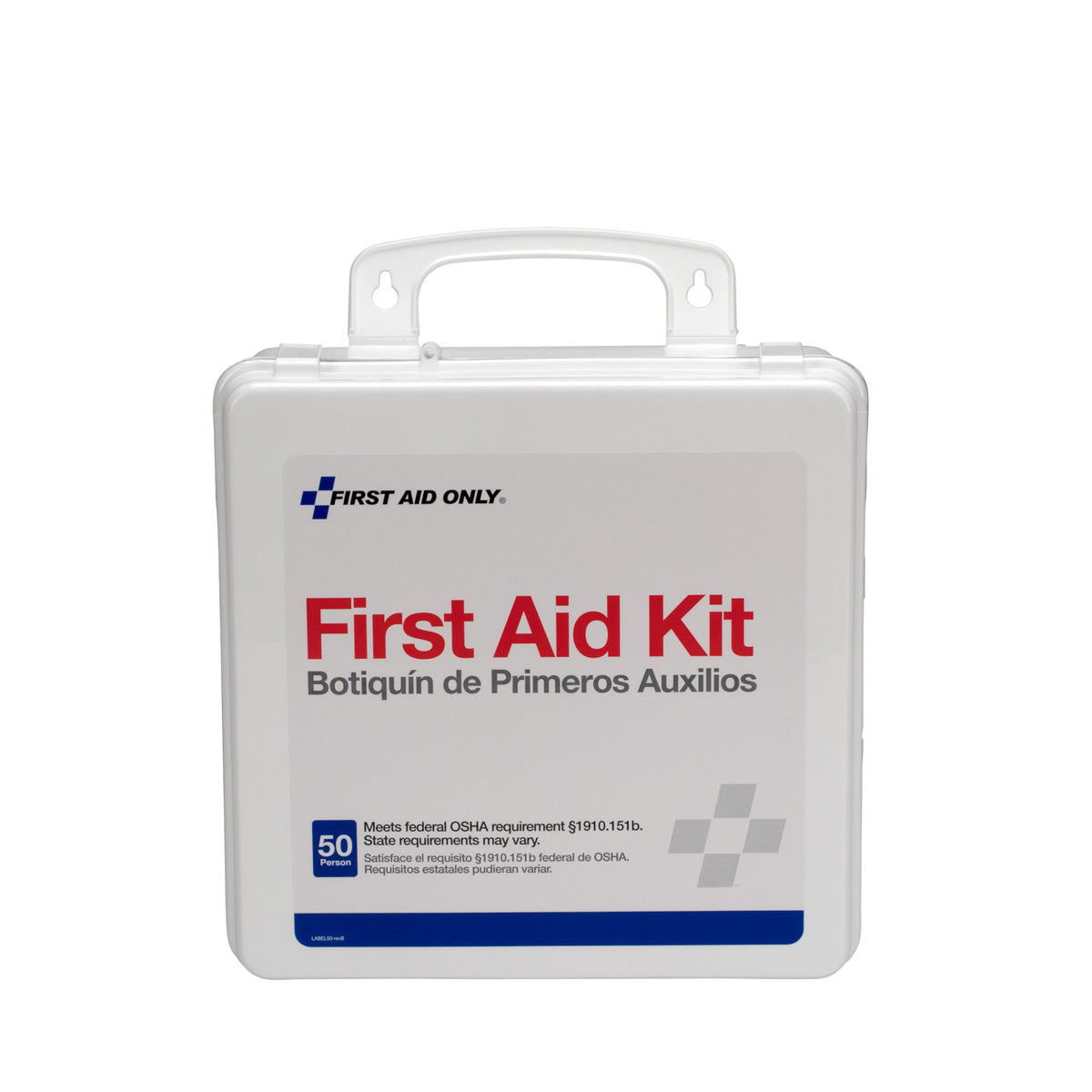 First Aid Only 50 Person Kit Weatherproof Plastic Case