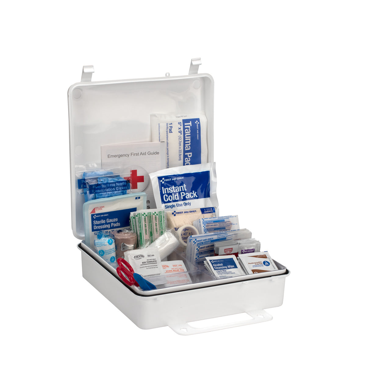 First Aid Only 50 Person Kit Weatherproof Plastic Case