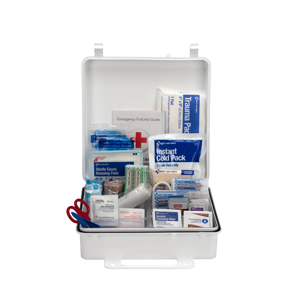 First Aid Only 50 Person Kit Weatherproof Plastic Case
