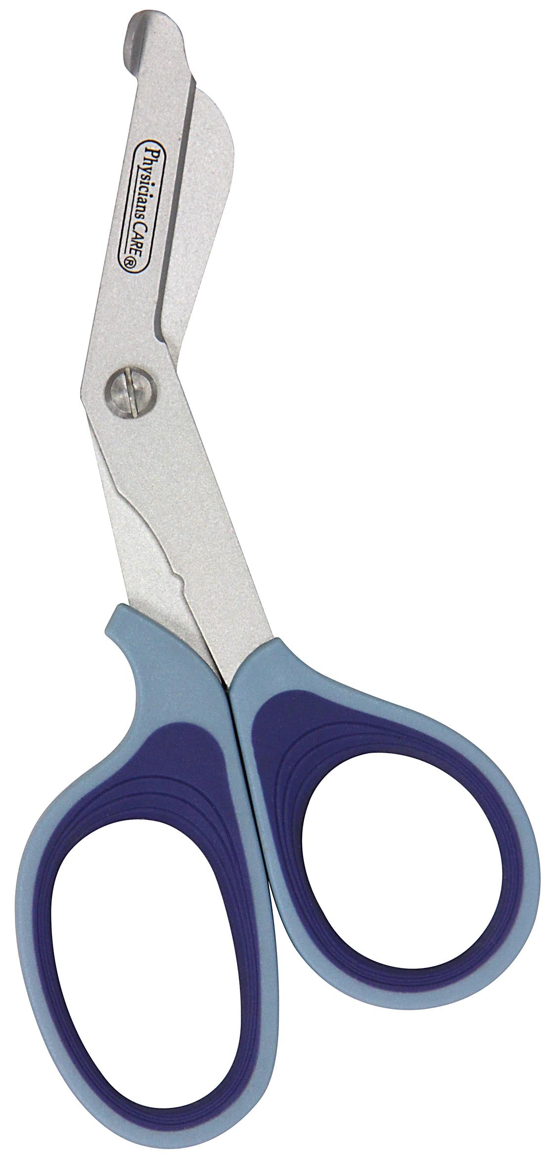 First Aid Only 7.5’’ Non-Stick Titanium-Bonded Bent Bandage Shears Blue