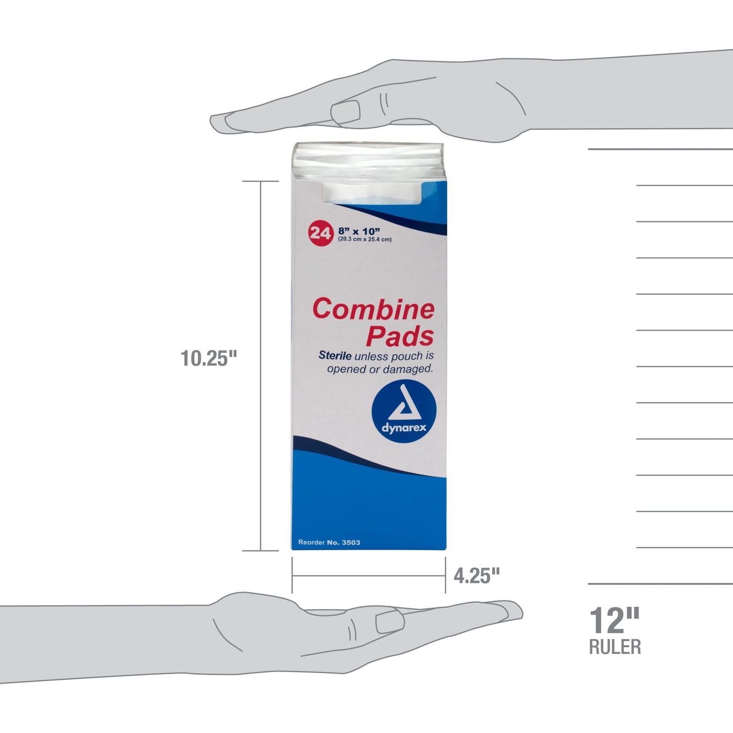 First Aid Only 8’’x10’’ Trauma Pad 24 per Box