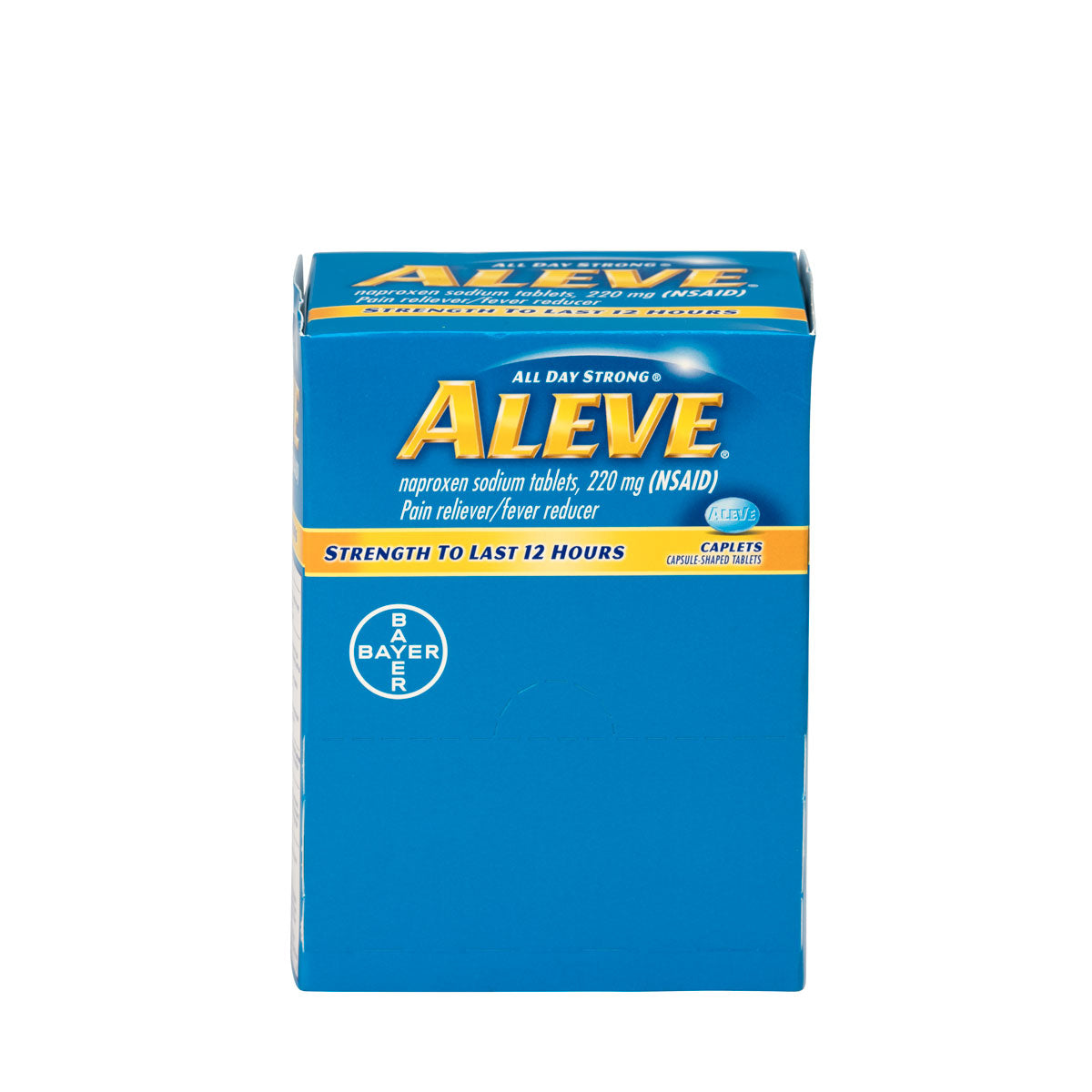 First Aid Only Aleve Naproxen Sodium Medication 50 Packets of One Tablet