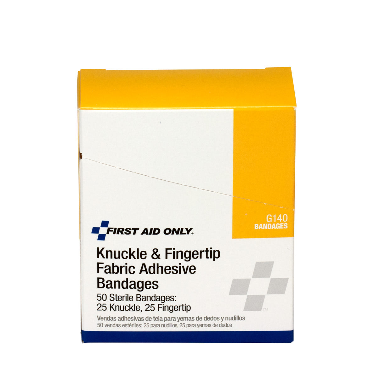First Aid Only Assorted Fabric Bandages (25 Knuckle 25 Fingertip)