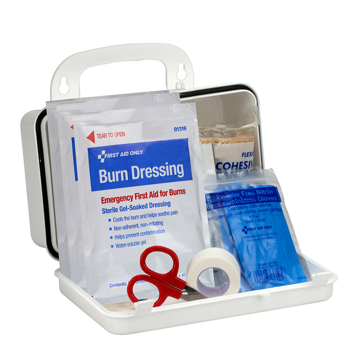 First Aid Only Burn Care Kit Plastic Case