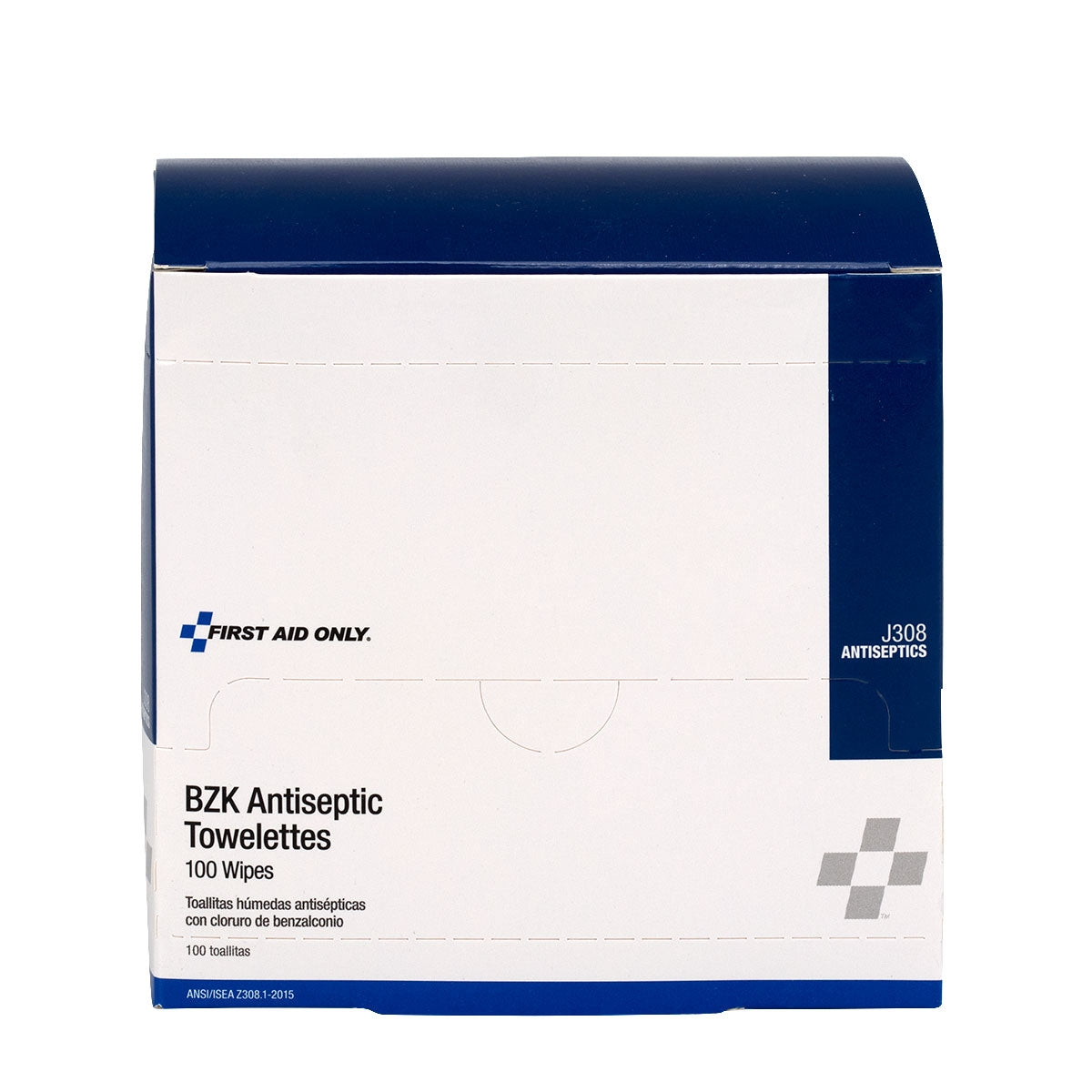 First Aid Only BZK Antiseptic Wipes 100 Per Box