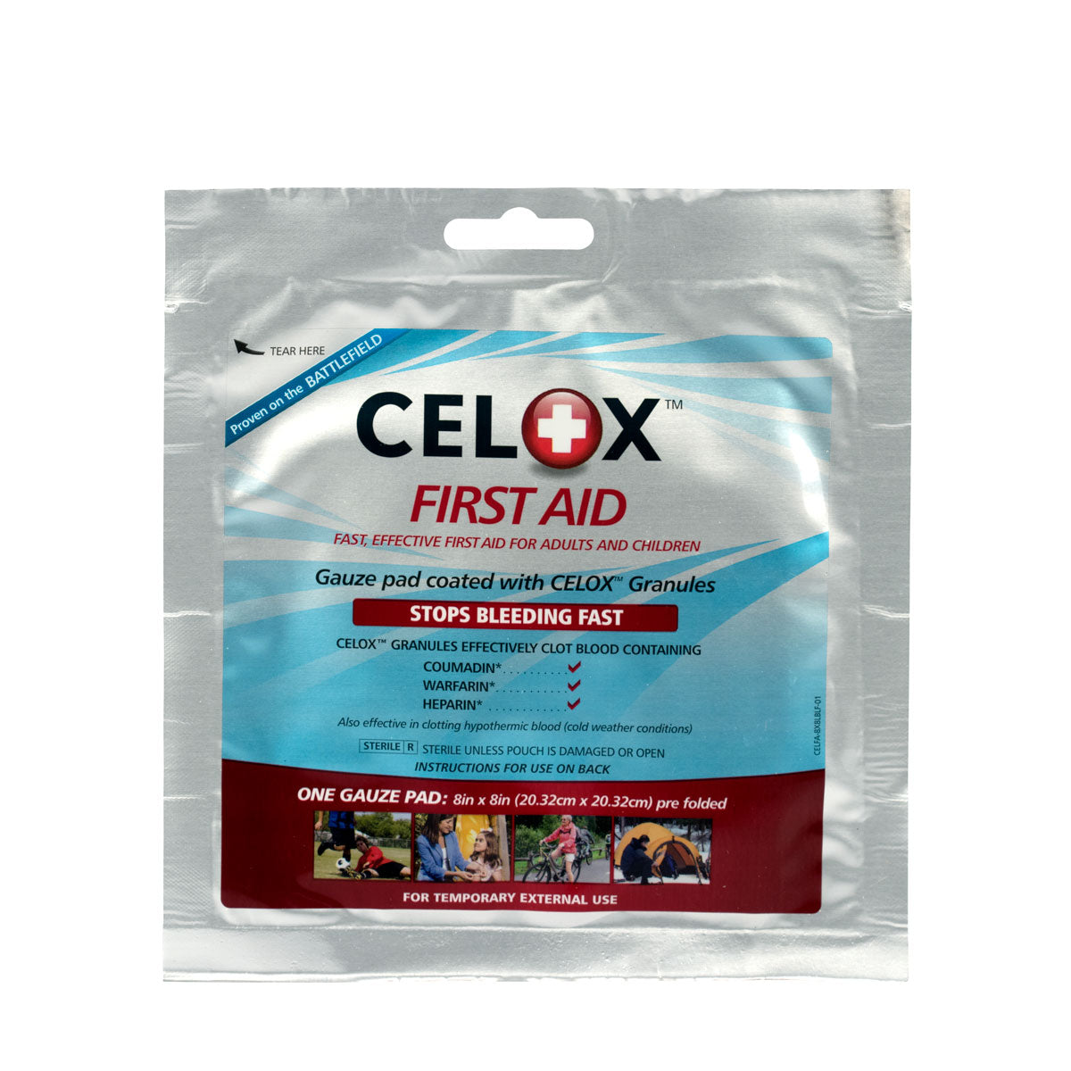 First Aid Only Celox 8’’x8’’ Gauze Pad