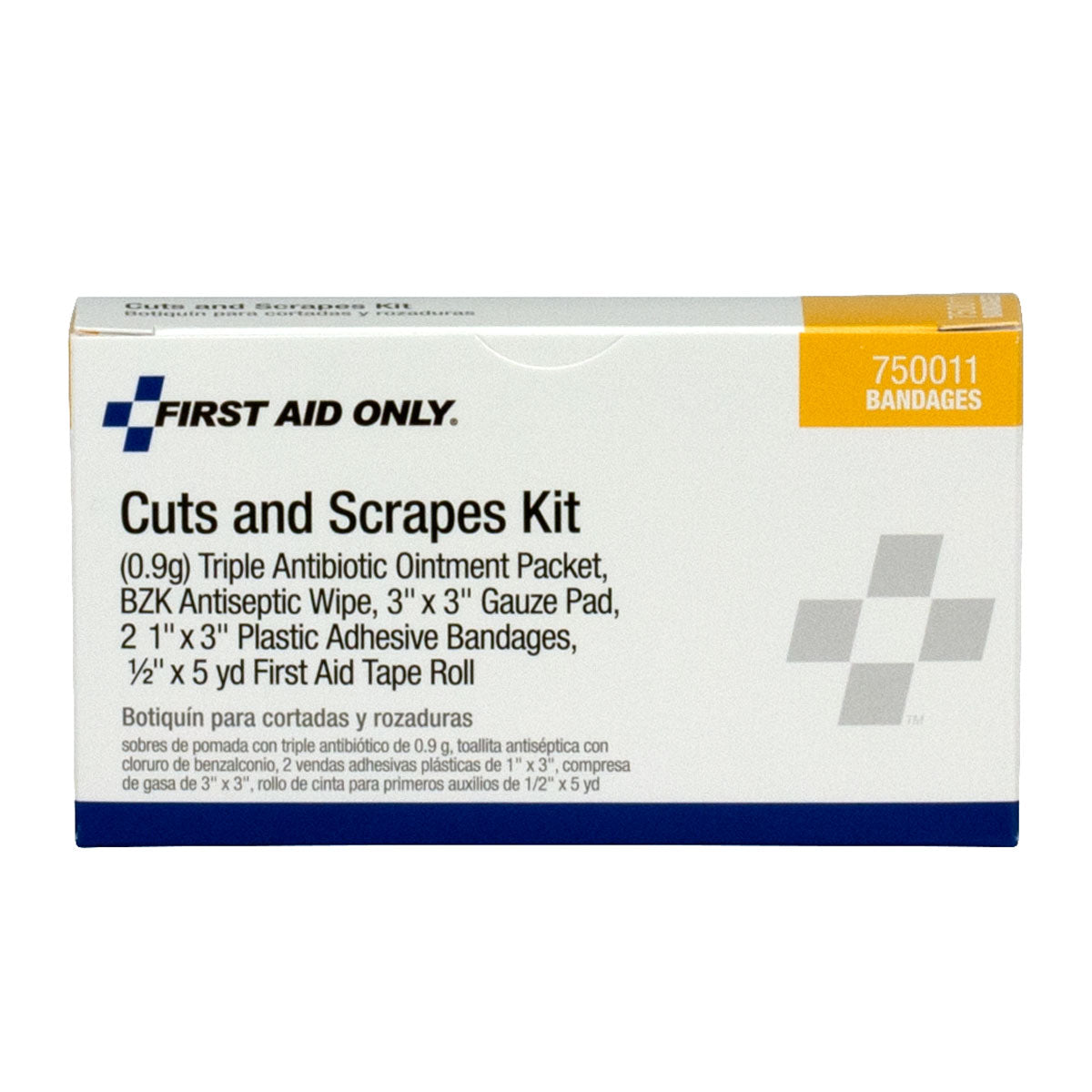 First Aid Only Cuts and Scrapes Kit Unit Box