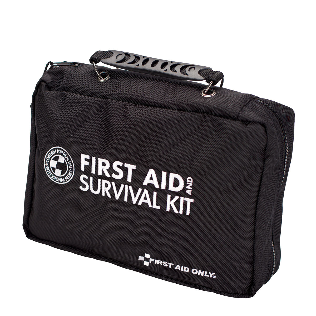 First Aid Only Deluxe Survival Kit in Ballistic Nylon Black Carry Case 223 pieces