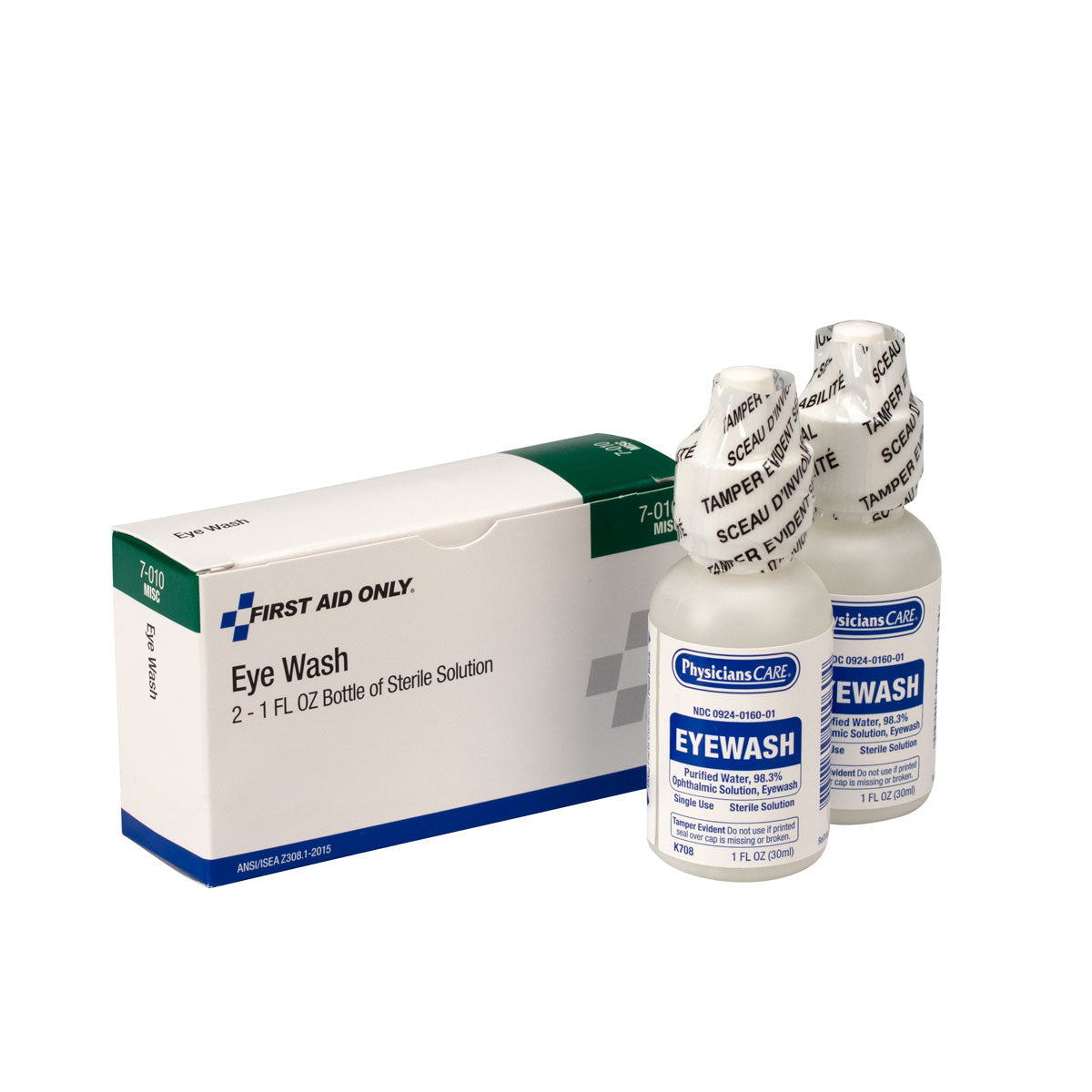First Aid Only Eyewash 1oz. 2 Per Box