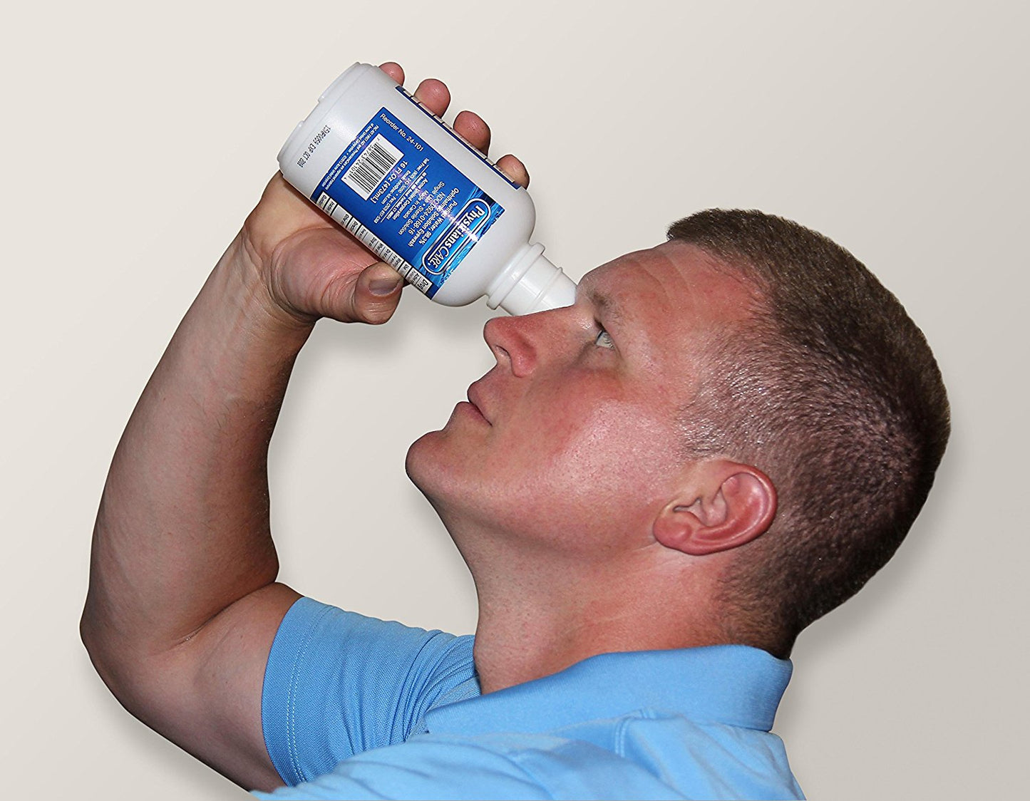 First Aid Only Eyewash Station Double 16 oz. Screw Cap Bottle