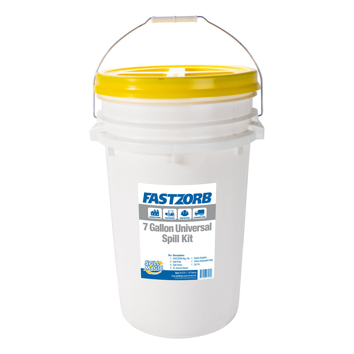 First Aid Only FASTZORB 7 Gallon Universal Spill Kit
