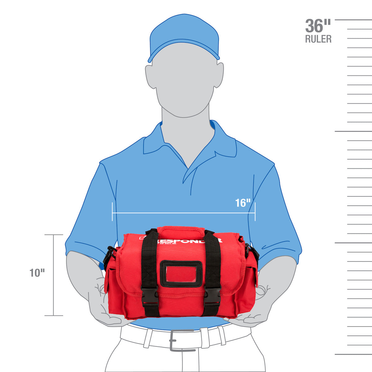 First Aid Only Responder Kit Large 158-Piece Bag
