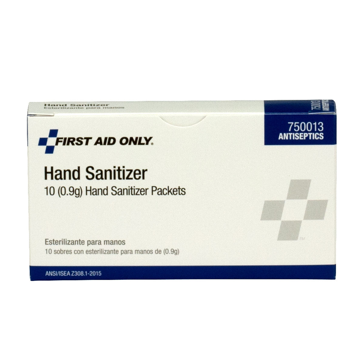 First Aid Only Hand Sanitizer Packets (0.9g) 10 Per Box