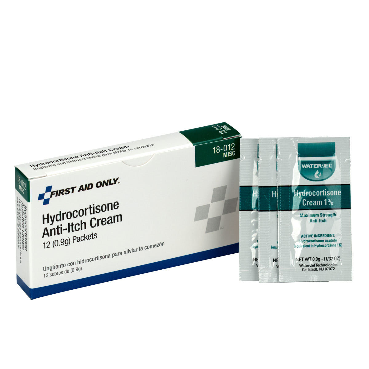 First Aid Only Hydrocortisone Cream - For Skin Irritation, Skin Rashes, Skin Inflammation - 12 / Box - 12 Per Box First Aid Only Hydrocortisone Cream - For Skin Irritation, Skin Rashes, Skin Inflammation - 12 / Box - 12 Per Box