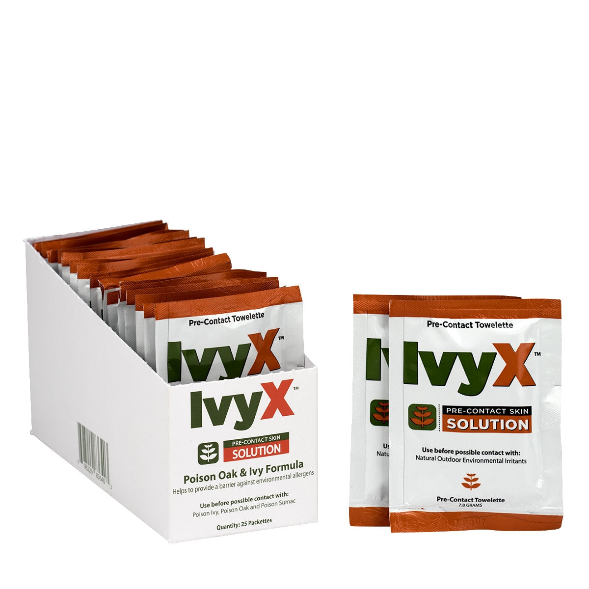 First Aid Only IvyX Pre-Contact Lotion Packets 25 Per Box. Poison Oak & Ivy Formula