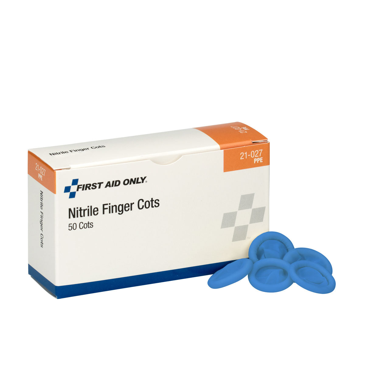 First Aid Only Nitrile Finger Cots 50 Per Box