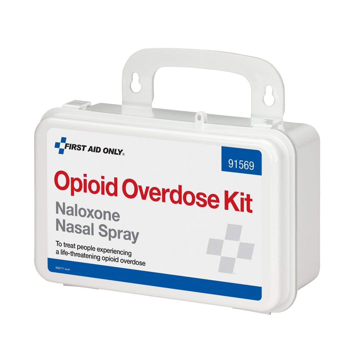 First Aid Only Opioid Overdose Kit Plastic with Naloxone Nasal Spray