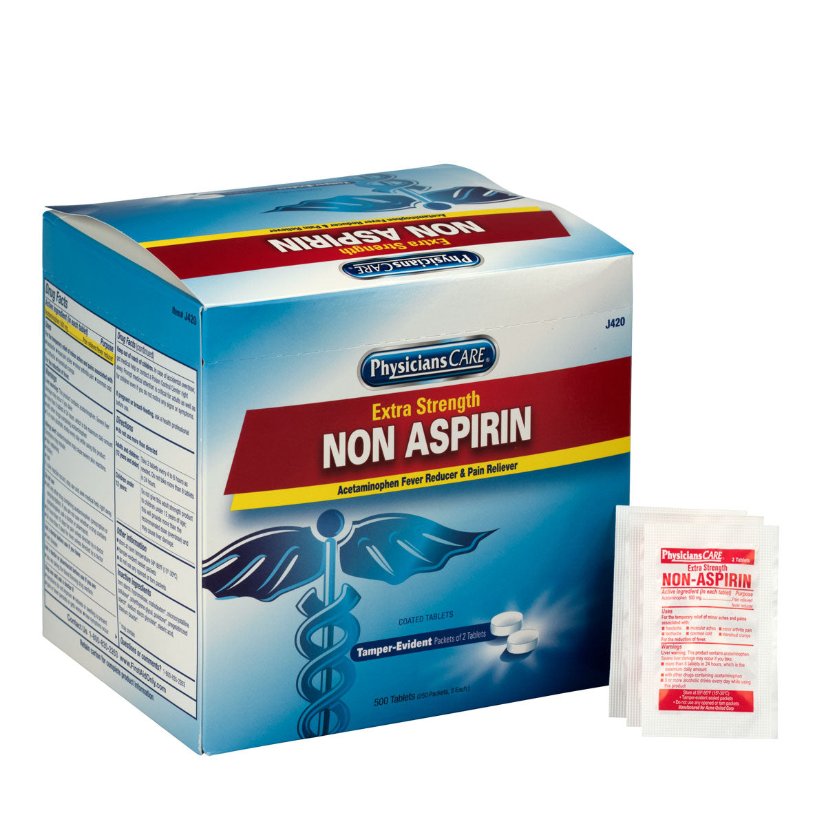 First Aid Only PhysiciansCare Non-Aspirin 250x2 per Box