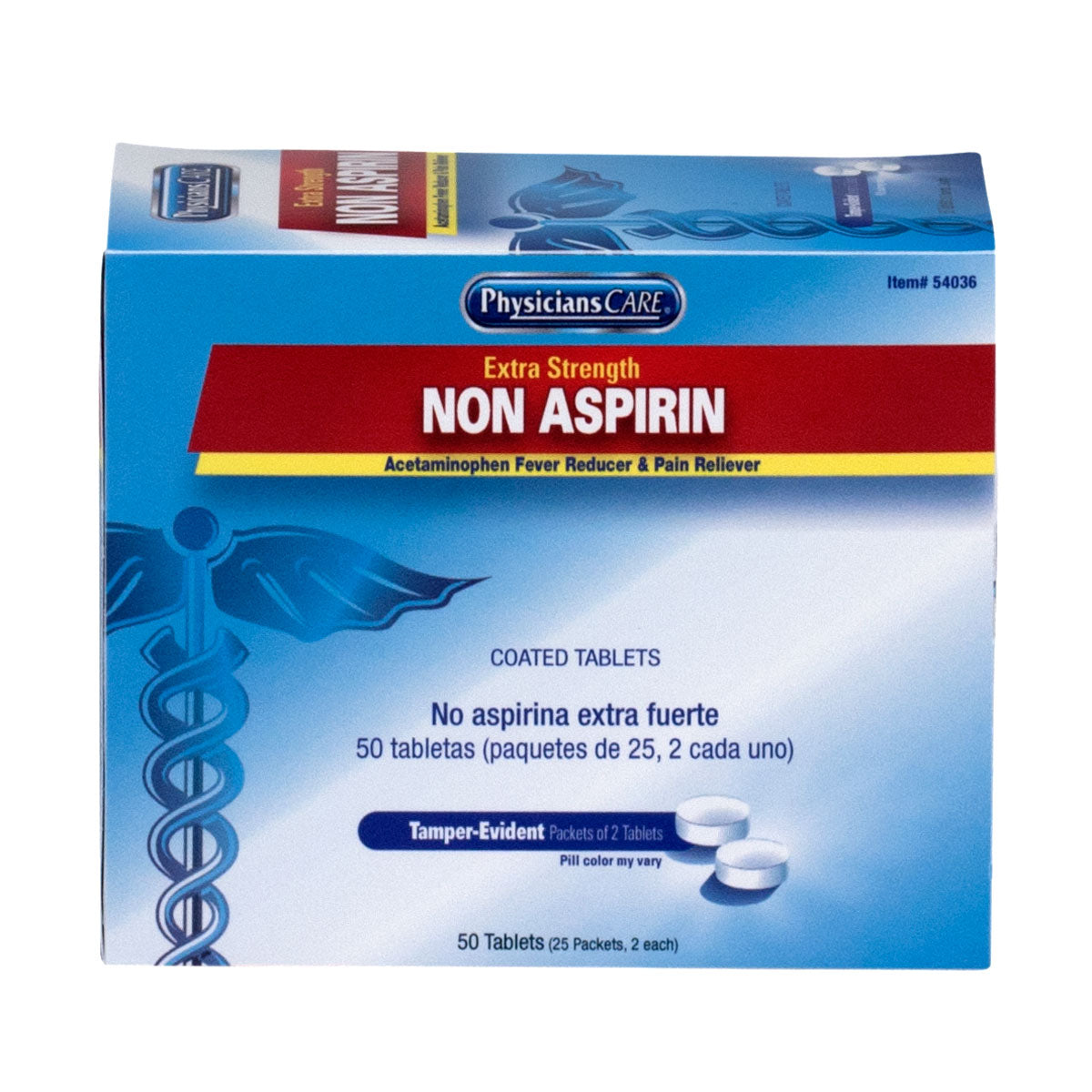 First Aid Only PhysiciansCare Non-Aspirin 25x2 per Box