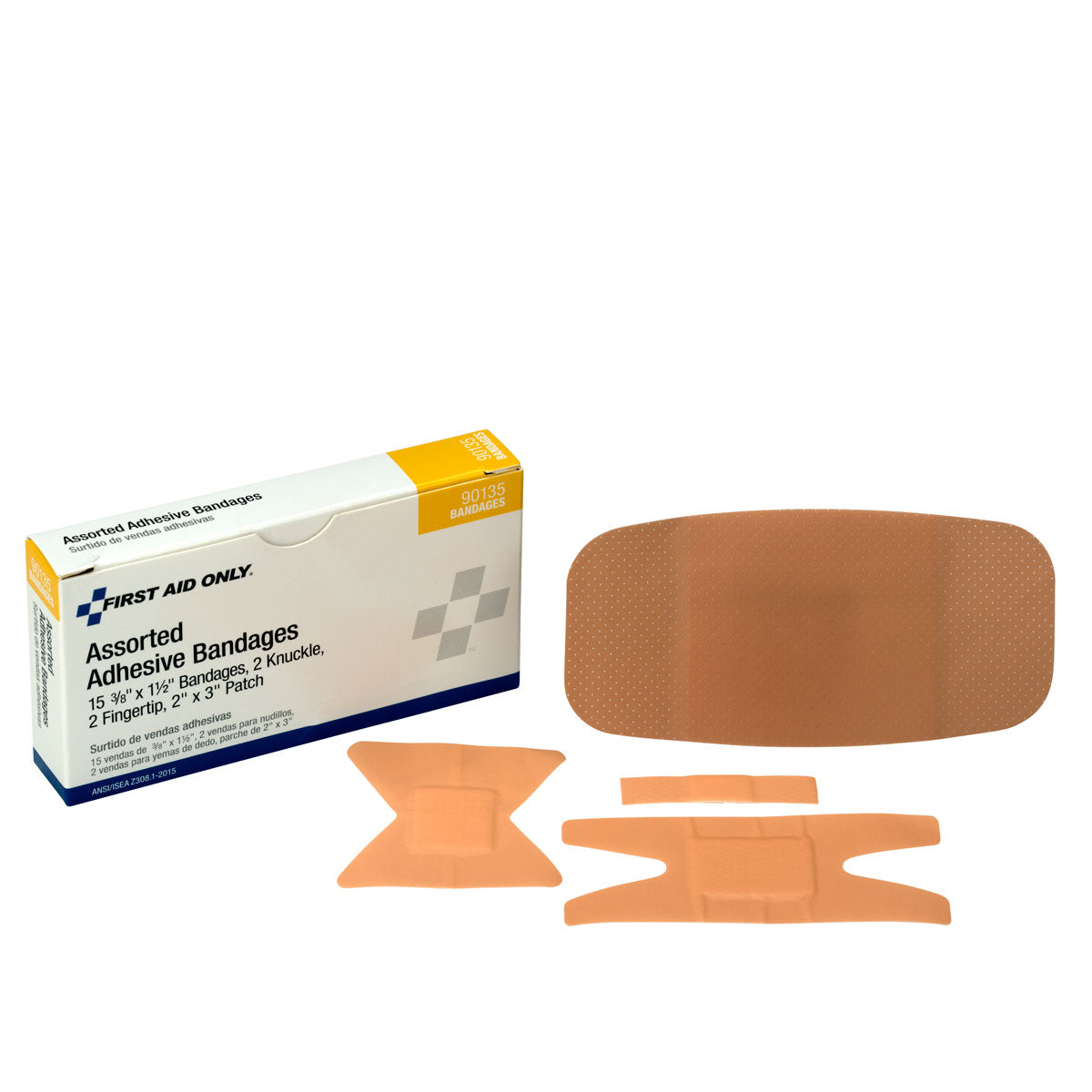 First Aid Only Plastic Bandages Assorted Sizes 20 Per Box